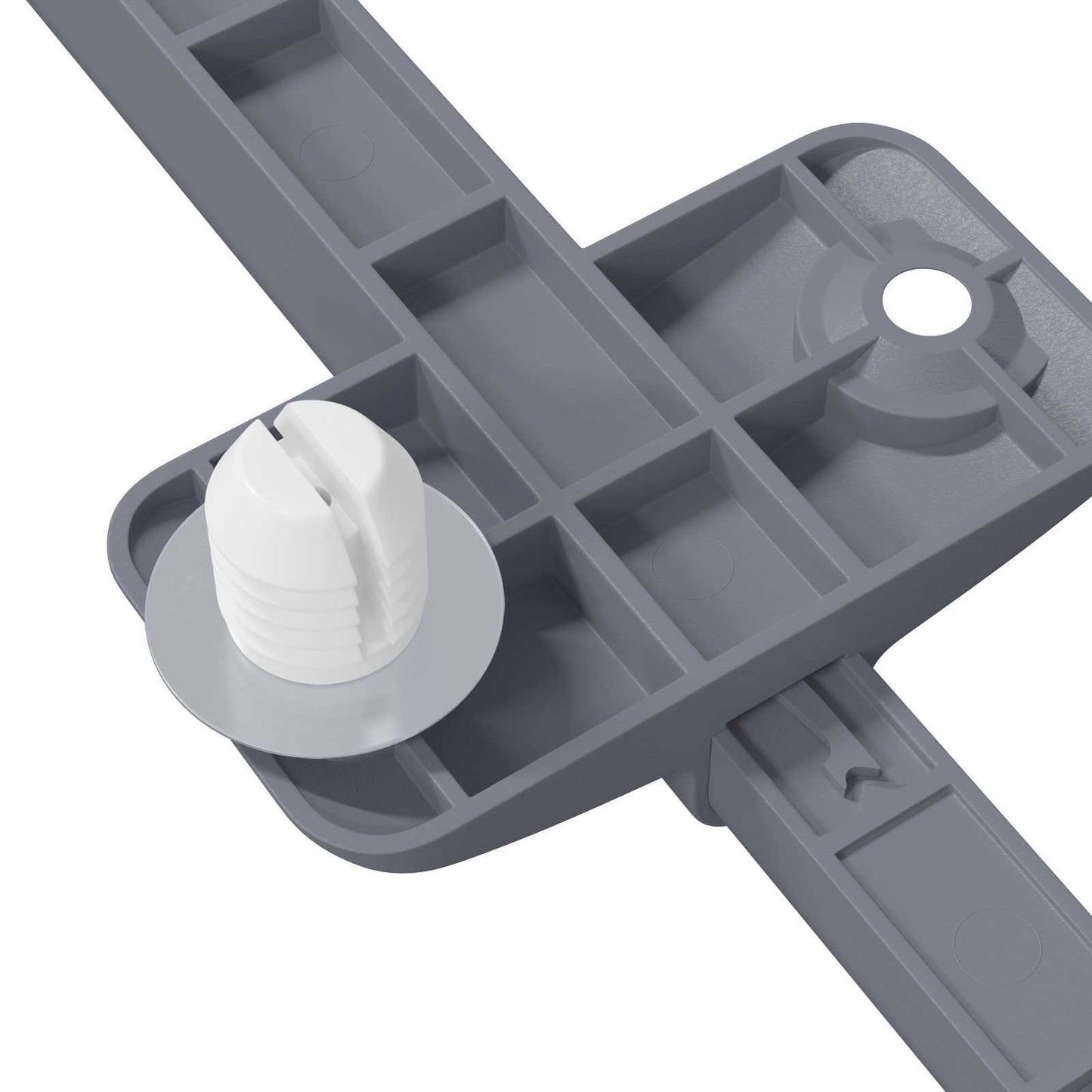 Sanftschließer 12 pcs Grau 125 x 47 x 15 mm PP