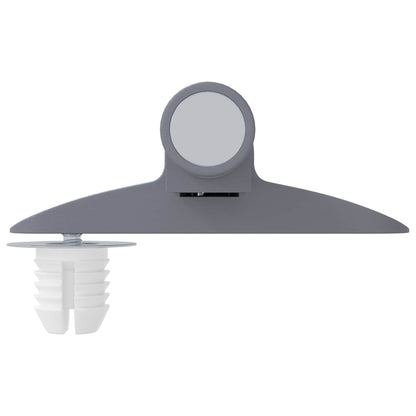 Sanftschließer 12 pcs Grau 125 x 47 x 15 mm PP