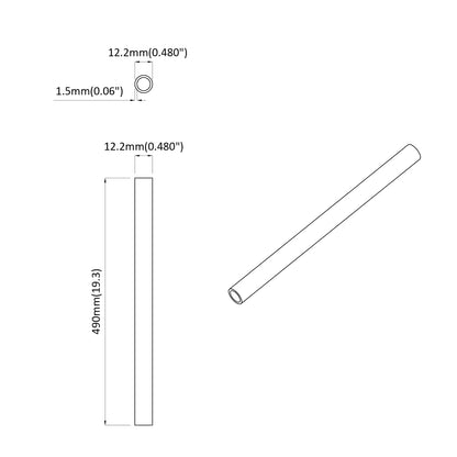 PVC Rohr 29 pcs Weiß PP und PE
