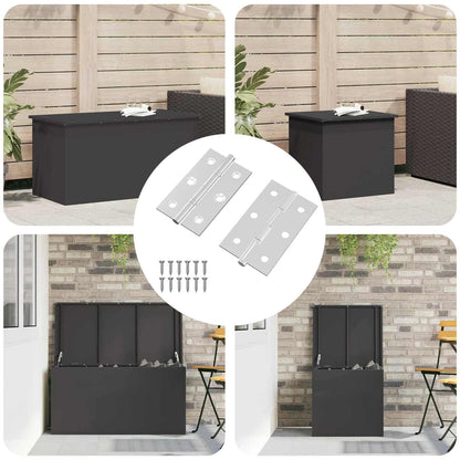 Scharnier Uni 2 pcs Silber 58 x 35 x 1 mm Stahl