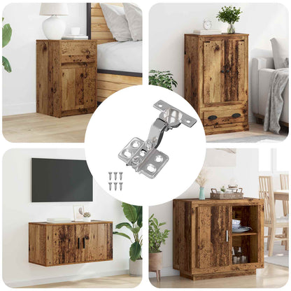 Scharnier 12 pcs Nickel 85 x 52,5 x 9,5 mm Eisen