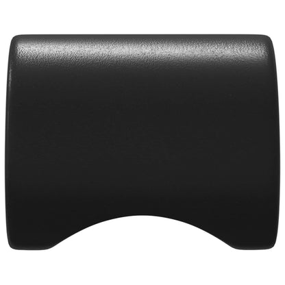 Schrankknopf 12 pcs Schwarz 18 x 23 mm Eisen