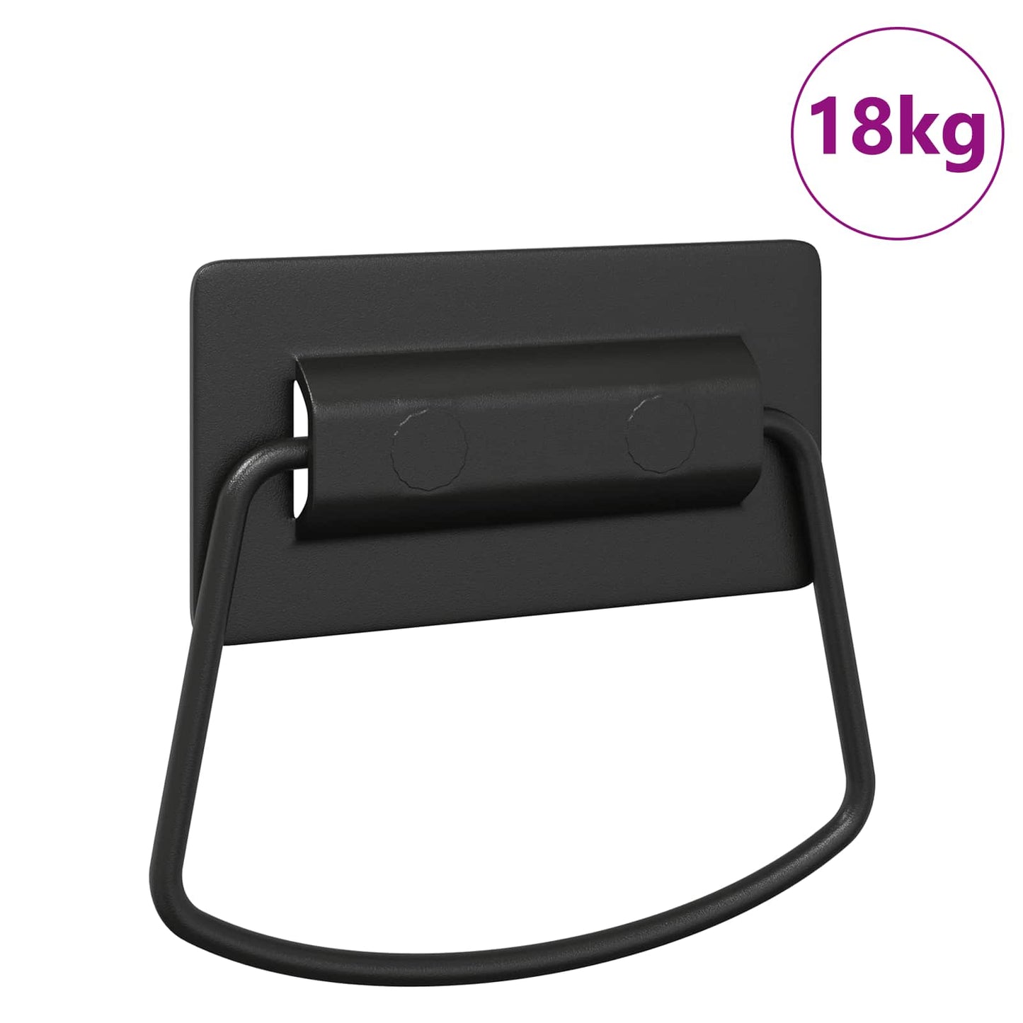 Schrankgriffe Schwarz 85 x 45 mm Metall