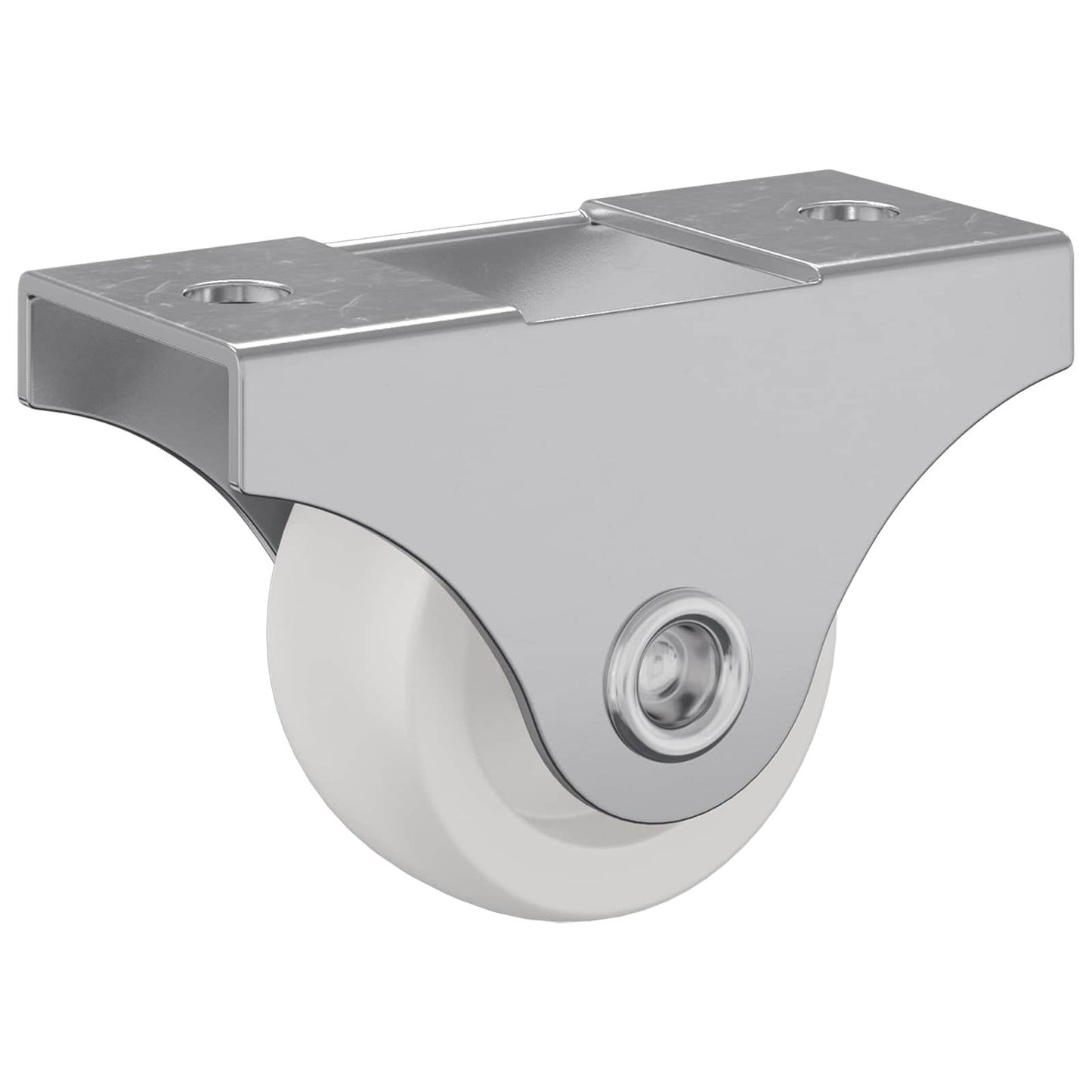 Bockrolle 2 pcs Weiß 42 x 11,5 x 29 mm Eisen