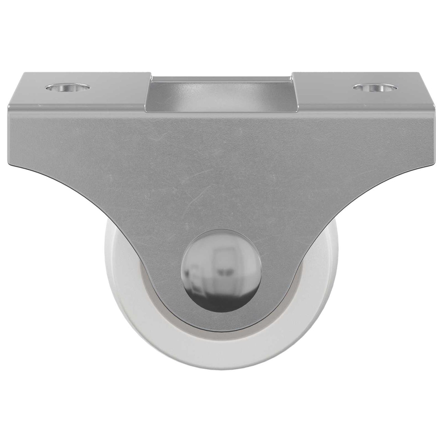 Bockrolle 2 pcs Weiß 42 x 11,5 x 29 mm Eisen