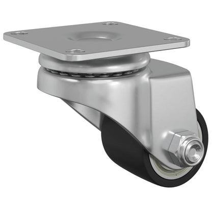 Bockrolle 2 pcs Silber 44,1 x 44,1 x 1,95 mm Nylon