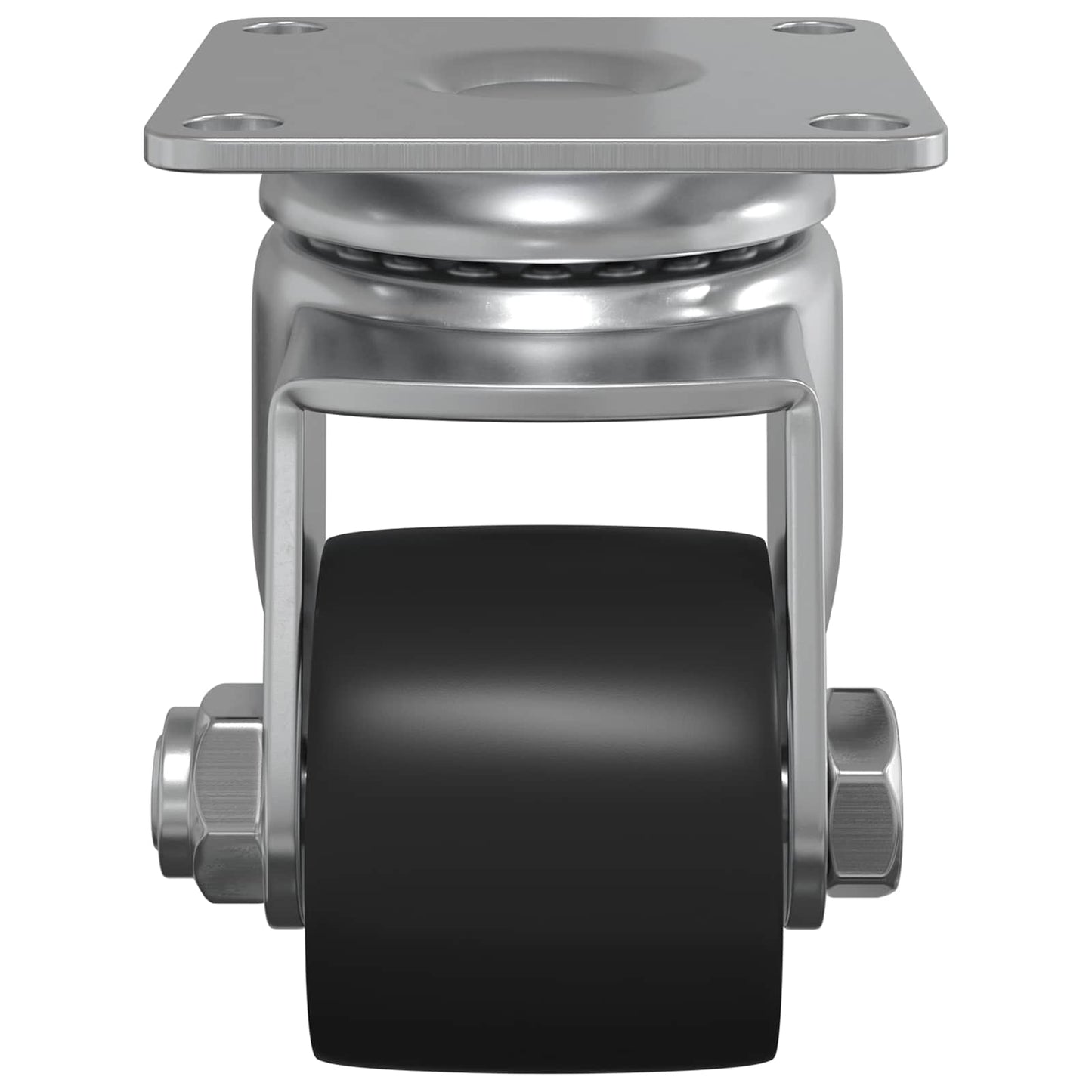 Bockrolle 2 pcs Silber 44,1 x 44,1 x 1,95 mm Nylon