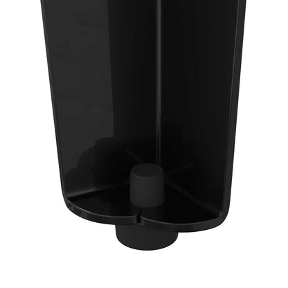 Möbelbeine 2 pcs Schwarz 54,1 x 54,1 x 100 mm Eisen