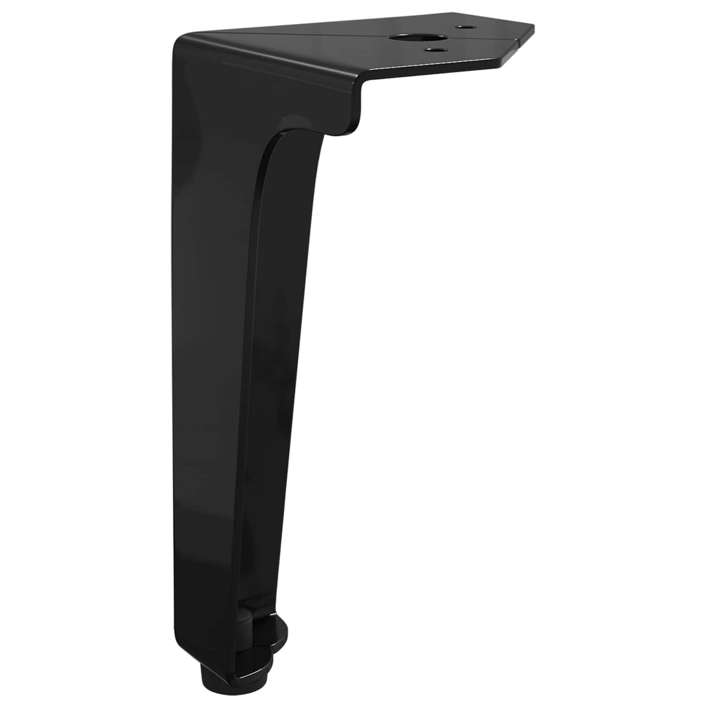 Möbelbeine 2 pcs Schwarz 54,1 x 54,1 x 100 mm Eisen