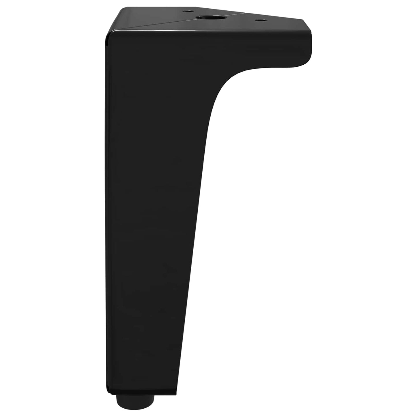 Möbelbeine 2 pcs Schwarz 54,1 x 54,1 x 100 mm Eisen