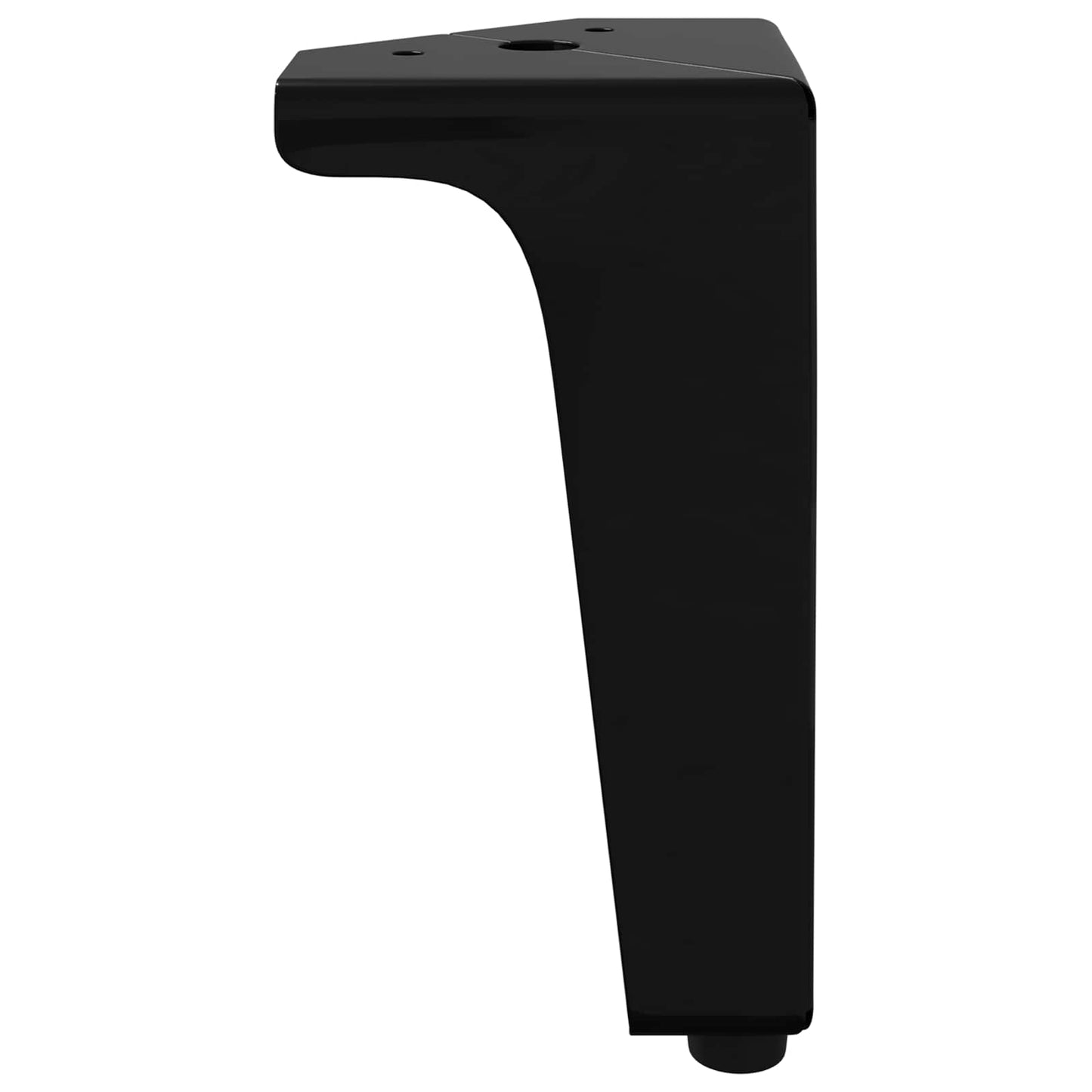 Möbelbeine 2 pcs Schwarz 54,1 x 54,1 x 100 mm Eisen