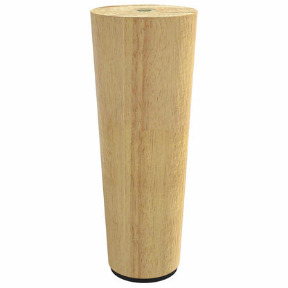 Möbelbeine 12 pcs Braun Ø 44 x 100 mm Massives Eukalyptus Holz