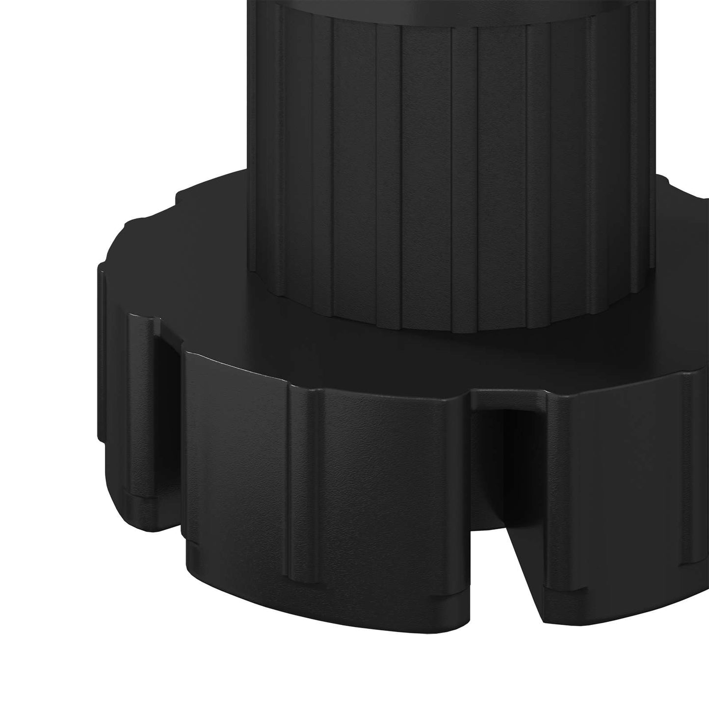 Möbelbeine Verstellbar 12 pcs Schwarz 46 x 46 x 128 mm PP