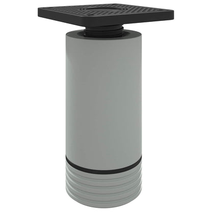 Möbelbeine Verstellbar 12 pcs Weiß 64 x 64 x 100 mm PP