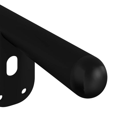 Möbelbeine 2 pcs Schwarz 66 x 36 x 160 mm Eisen