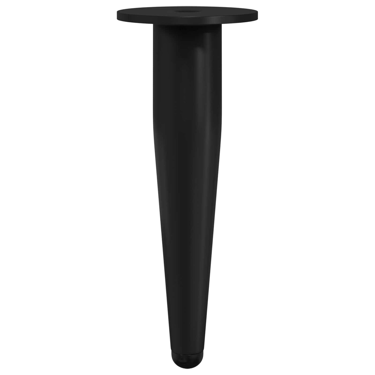 Möbelbeine 12 pcs Schwarz Ø 40 x 98 mm Eisen