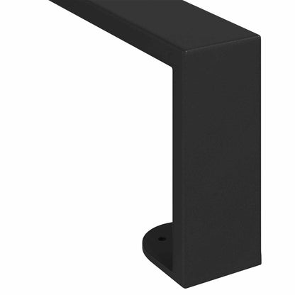 Möbelbeine 12 pcs Schwarz 341 x 40,5 x 100 mm Eisen