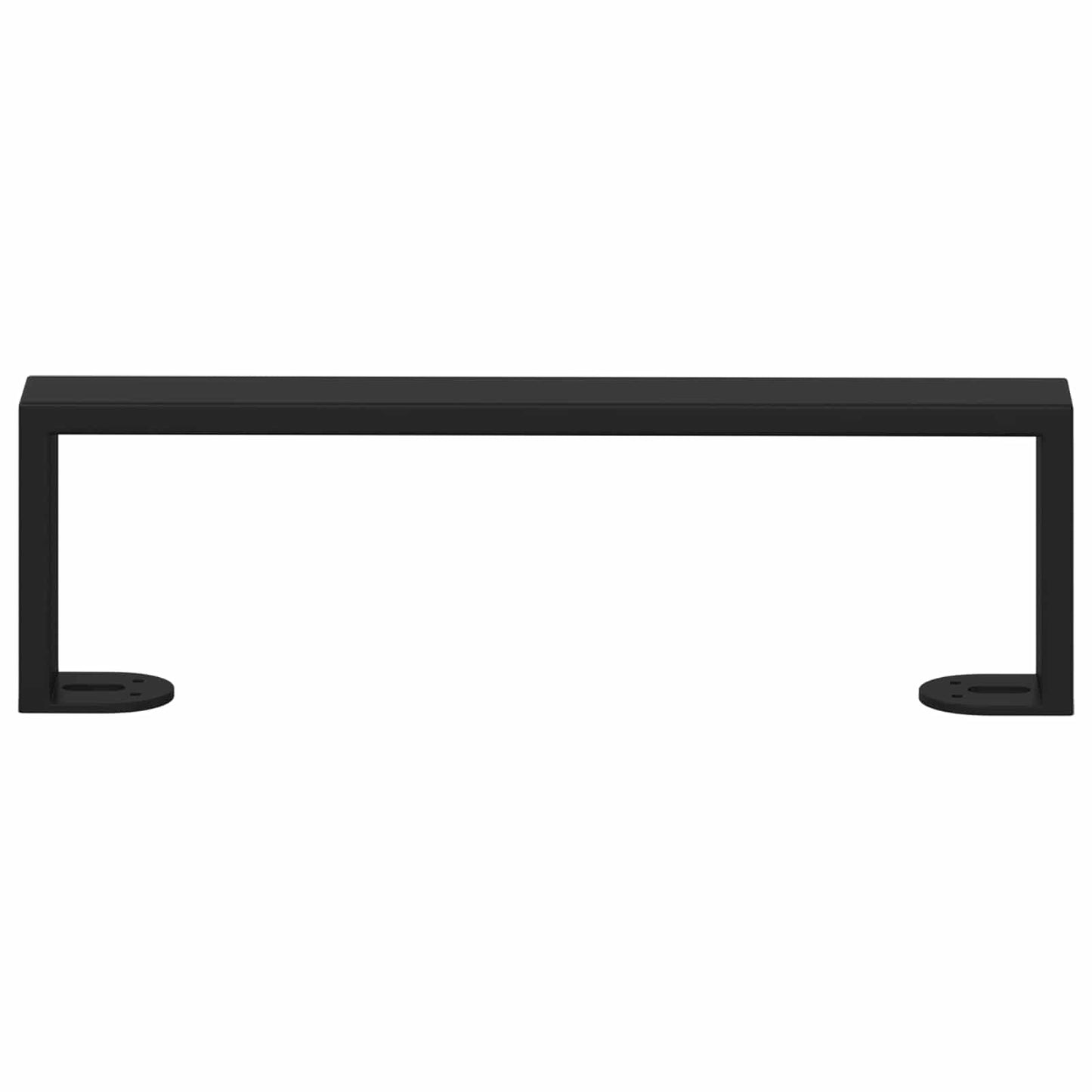 Möbelbeine 12 pcs Schwarz 341 x 40,5 x 100 mm Eisen