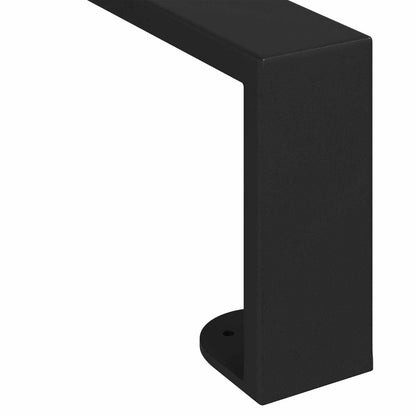 Möbelbeine 2 pcs Schwarz 481 x 40,5 x 100 mm Eisen