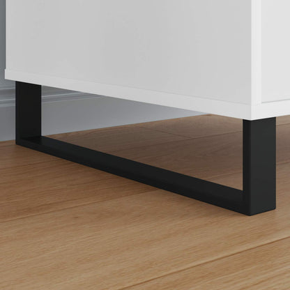 Möbelbeine 12 pcs Schwarz 481 x 40,5 x 100 mm Eisen