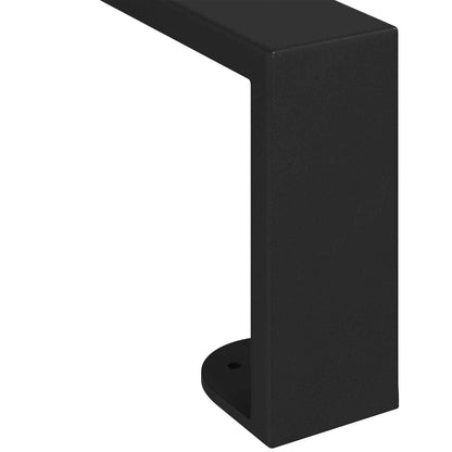 Möbelbeine 2 pcs Schwarz 546 x 40,5 x 100 mm Eisen