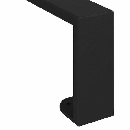 Möbelbeine 12 pcs Schwarz 796 x 40,5 x 100 mm Eisen