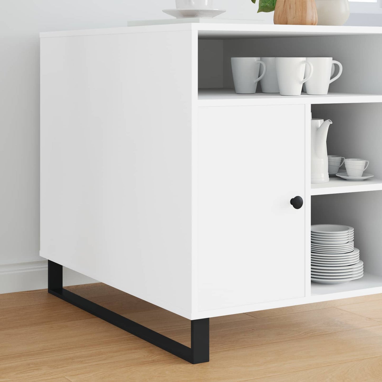 Möbelbeine 12 pcs Schwarz 796 x 40,5 x 100 mm Eisen