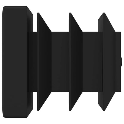 Endkappen 12 pcs Schwarz 15 x 15 x 15 mm PP