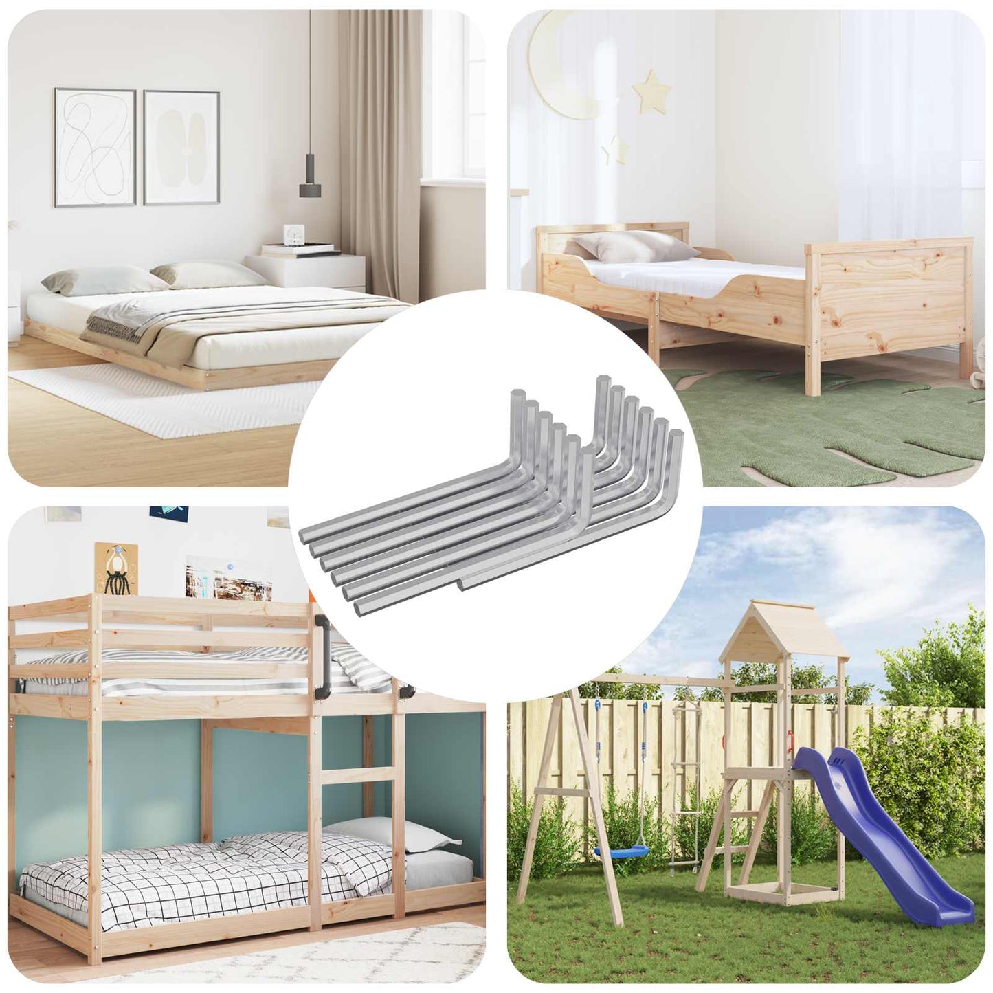 Inbusschlüssel 12 pcs Silber 32 x 86 mm Stahl