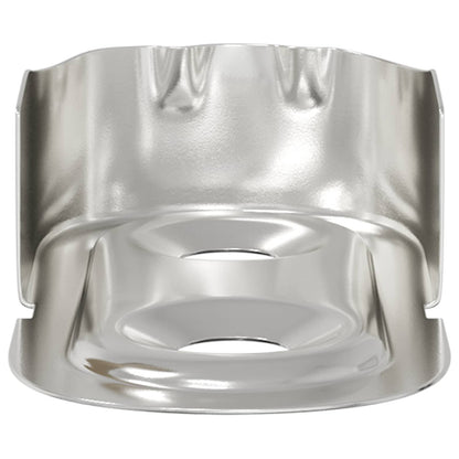 Kleiderstangenhalter 2 pcs Weißes Zink 40 x 18 x 10 mm Eisen