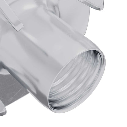 Stift-T-Nuss 2 pcs Silber M6 mm Stahl