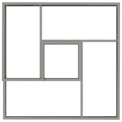 Garten-Pflanzgefäß Silber 60 x 60 x 50 cm Verzinkter Stahl