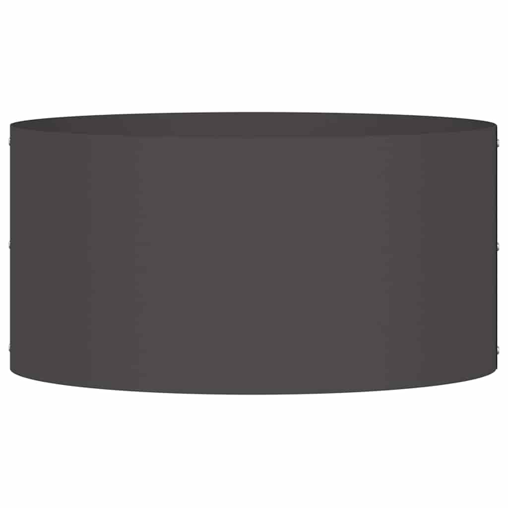 Pflanzenring 5 pcs Schwarz 40 x 40 x 20 cm Kaltgewalzter Stahl