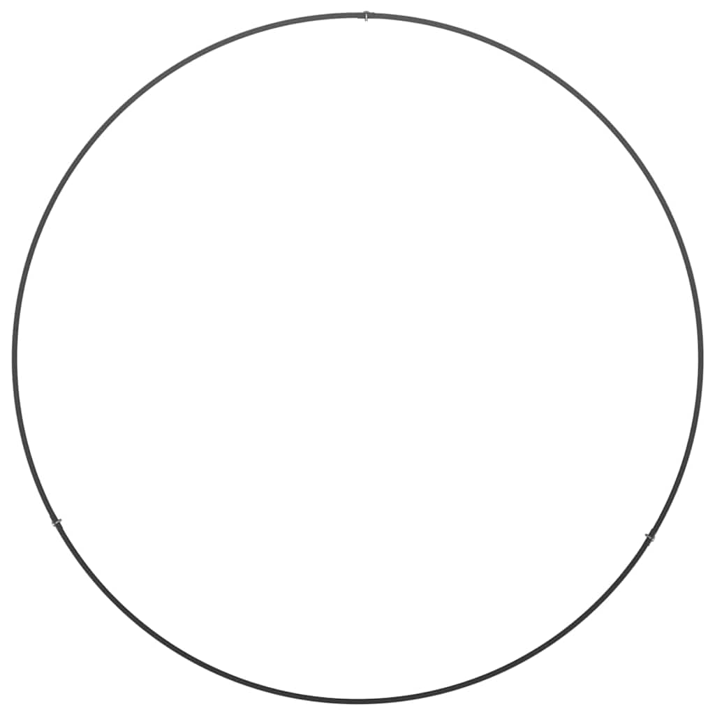 Pflanzenring 5 pcs Schwarz 80 x 80 x 20 cm Kaltgewalzter Stahl