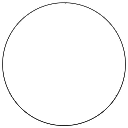 Pflanzenring 5 pcs Schwarz 80 x 80 x 20 cm Kaltgewalzter Stahl