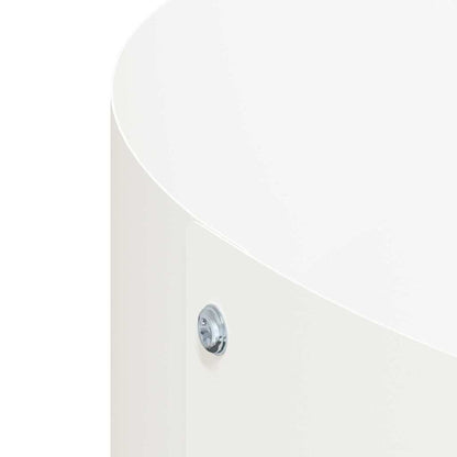 Pflanzenring Weiß 80 x 80 x 20 cm Kaltgewalzter Stahl