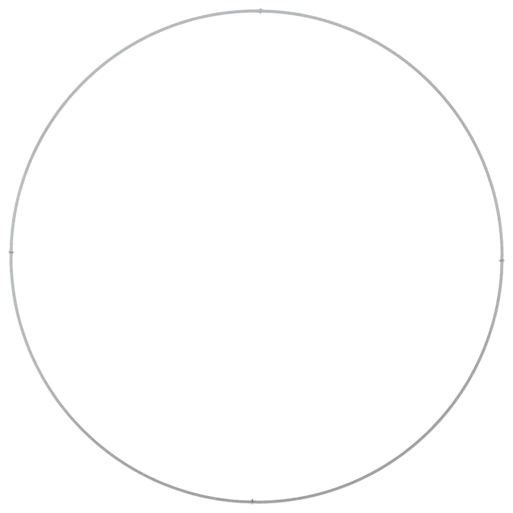 Pflanzenring 5 pcs Silber 120 x 120 x 20 cm Verzinkter Stahl