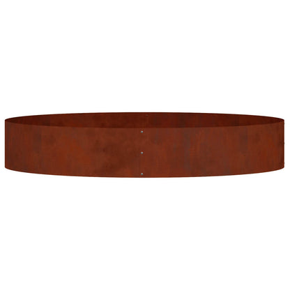 Pflanzenring Braun 120 x 120 x 20 cm Wetterfeststahl