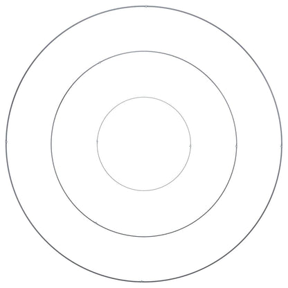 Garten-Pflanzgefäß Anthrazit 120 x 120 x 20 cm