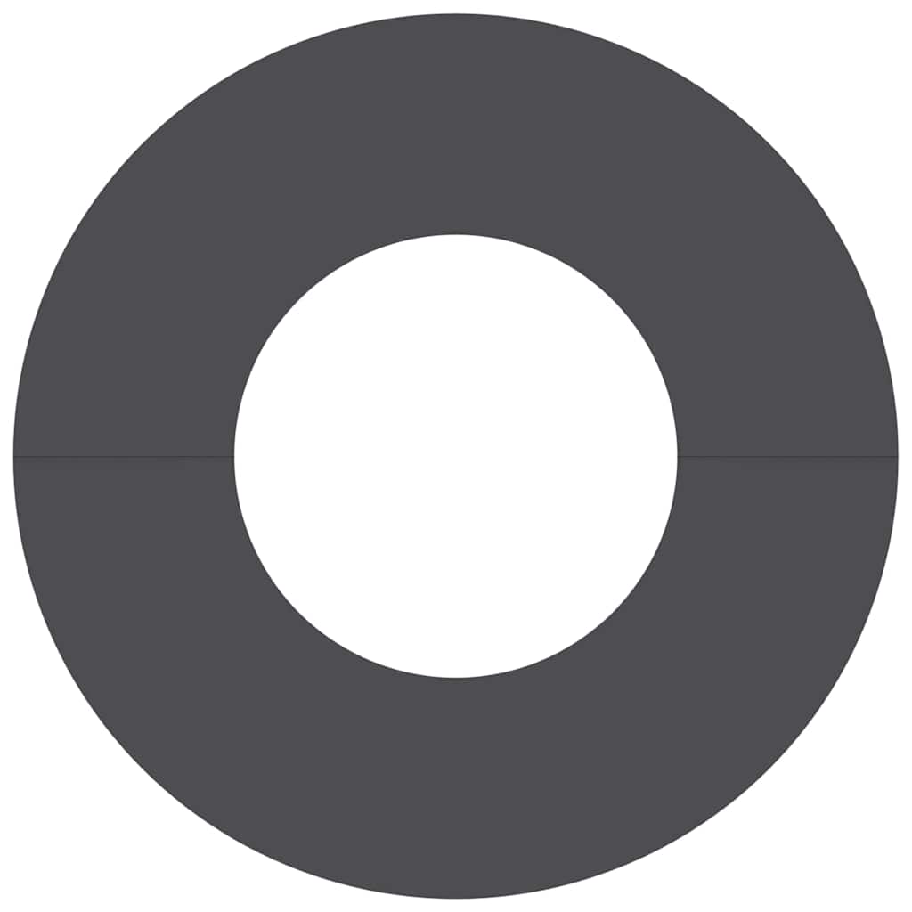 geeignet für flachen Baumring Schwarz Ø30 / 60 cm Stahl