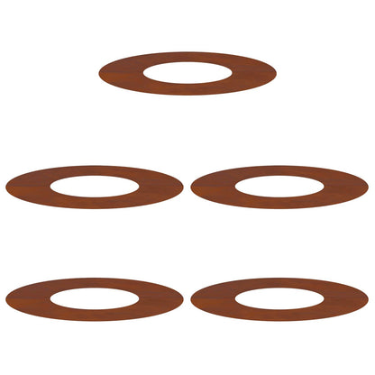 geeignet für flache Baumringe 5 pcs Braun Ø30 / 60 cm