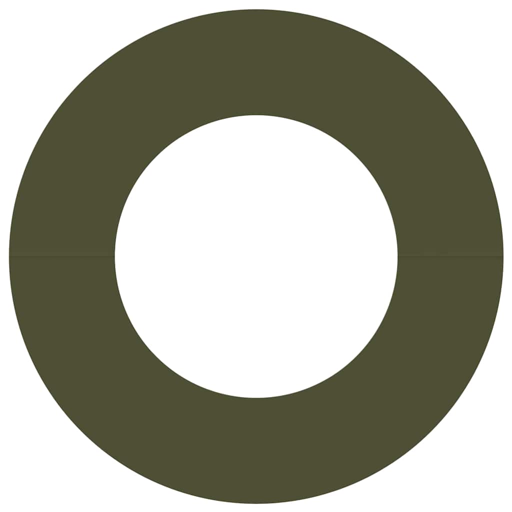 geeignet für flache Baumringe 5 pcs Olivgrün Ø40 / 70 cm Stahl
