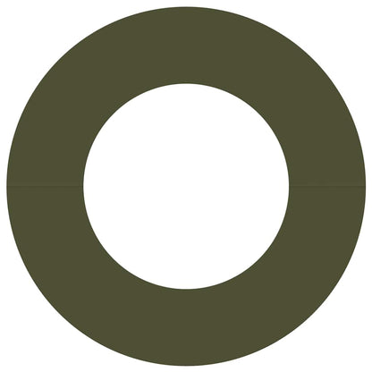 geeignet für flache Baumringe 5 pcs Olivgrün Ø40 / 70 cm Stahl