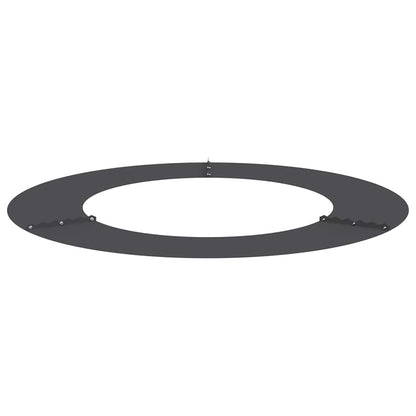 geeignet für flache Baumringe 5 pcs Schwarz Ø50 / 80 cm Stahl