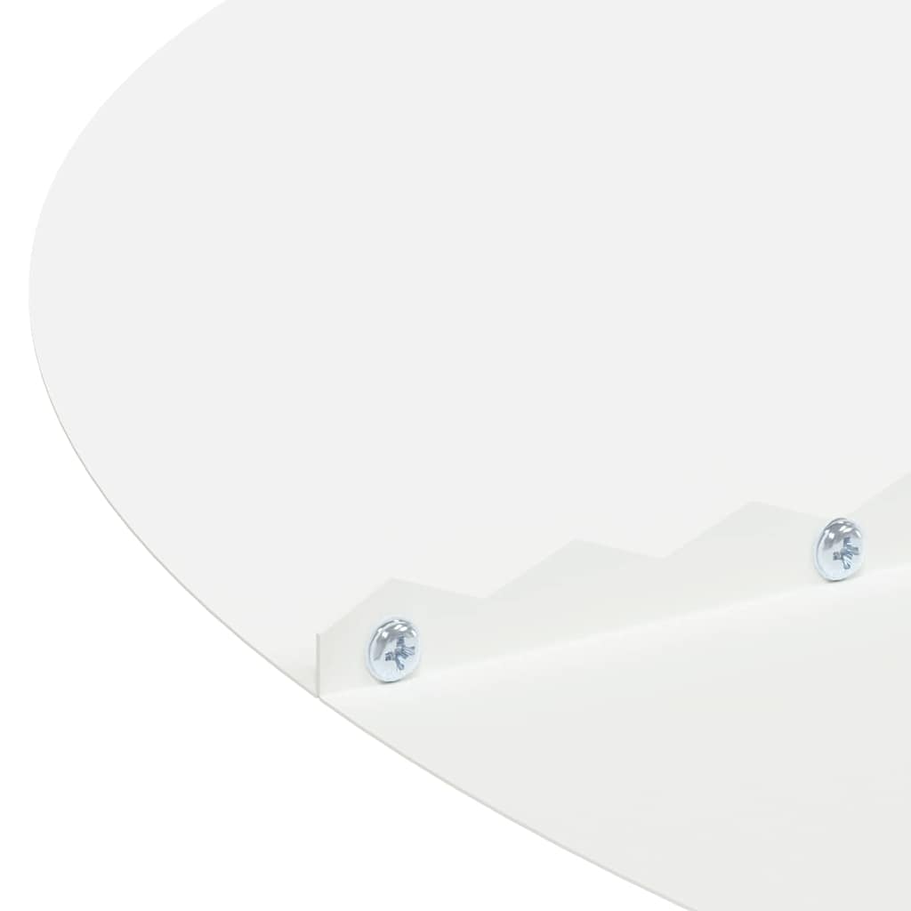 geeignet für flachen Baumring Weiß Ø50 / 80 cm Stahl