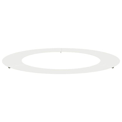 geeignet für flachen Baumring Weiß Ø60 / 90 cm Stahl