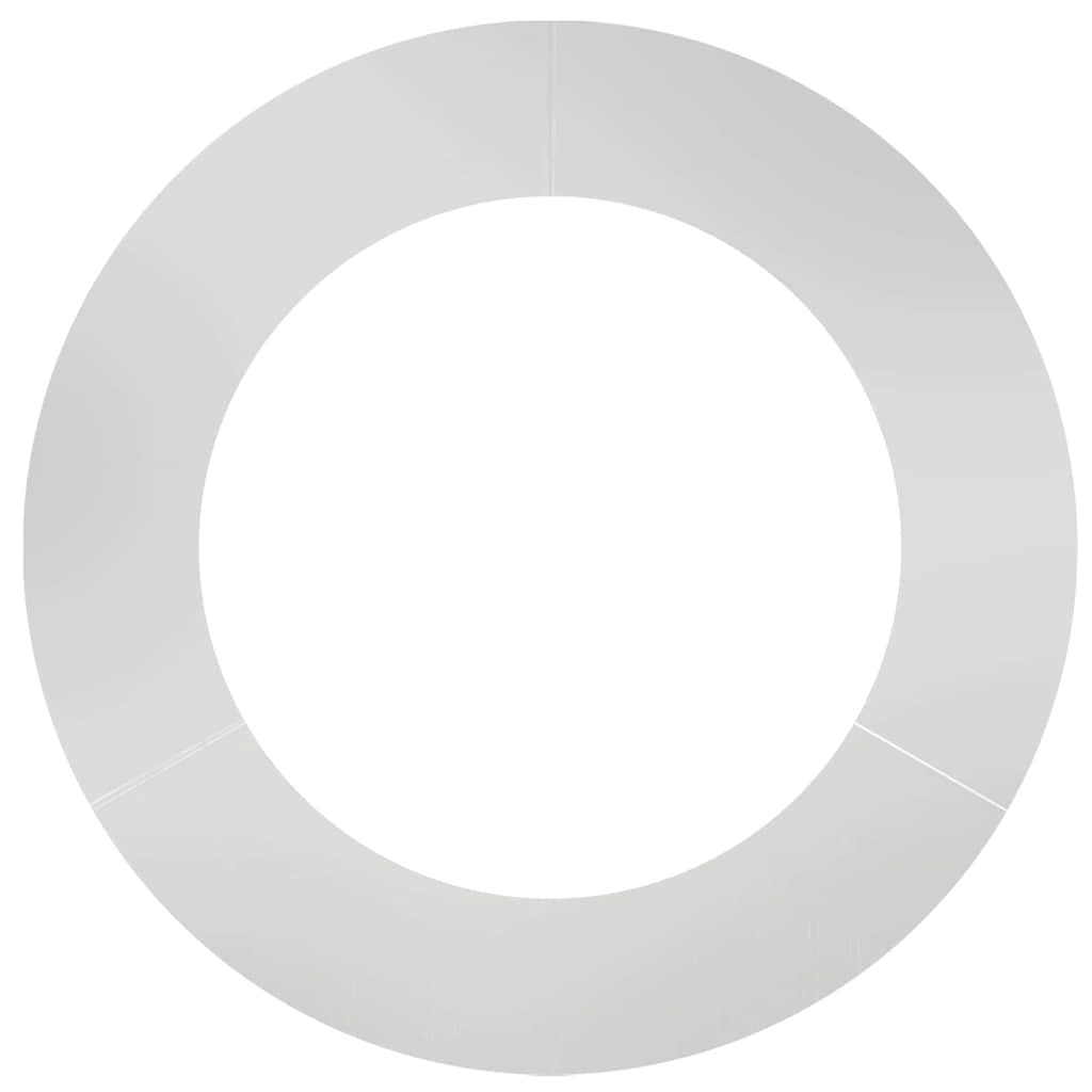 geeignet für flachen Baumring Silber Ø60 / 90 cm Verzinkter Stahl