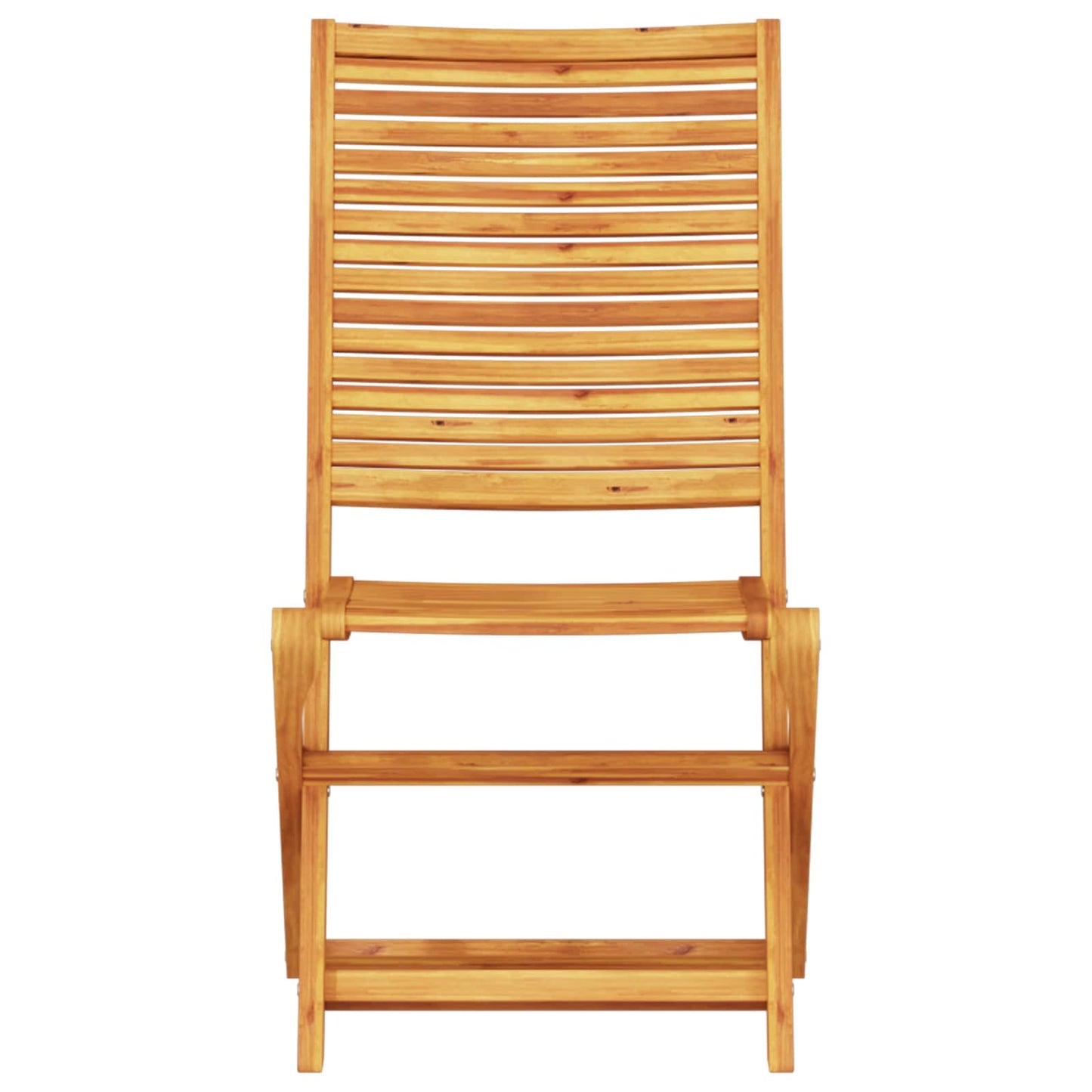 Klapp Bistro Set 3 pcs Braun Massivholz Akazie