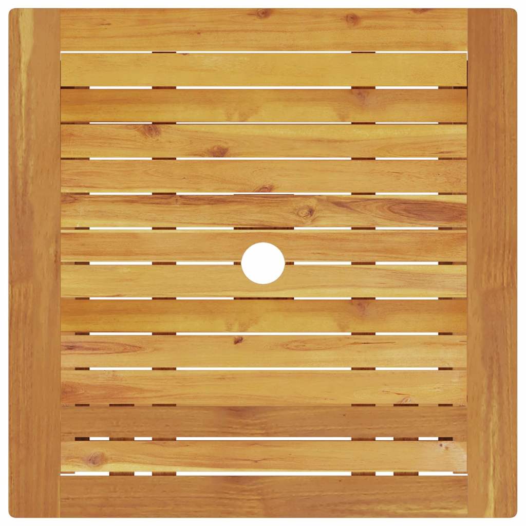 Klapp Bistro Set 3 pcs Braun Massivholz Akazie