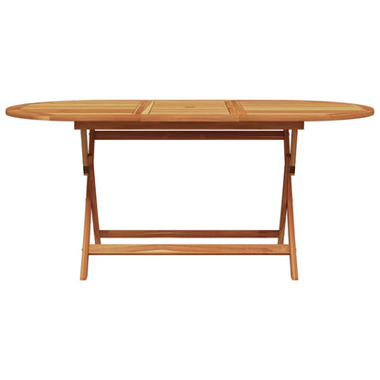 Garten Essgruppe 7 pcs Cremeweiß Massivholz Akazie